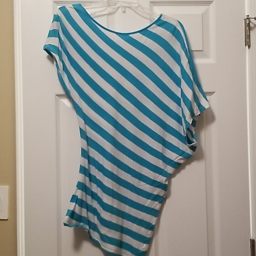 Asymmetric off the shoulder top
